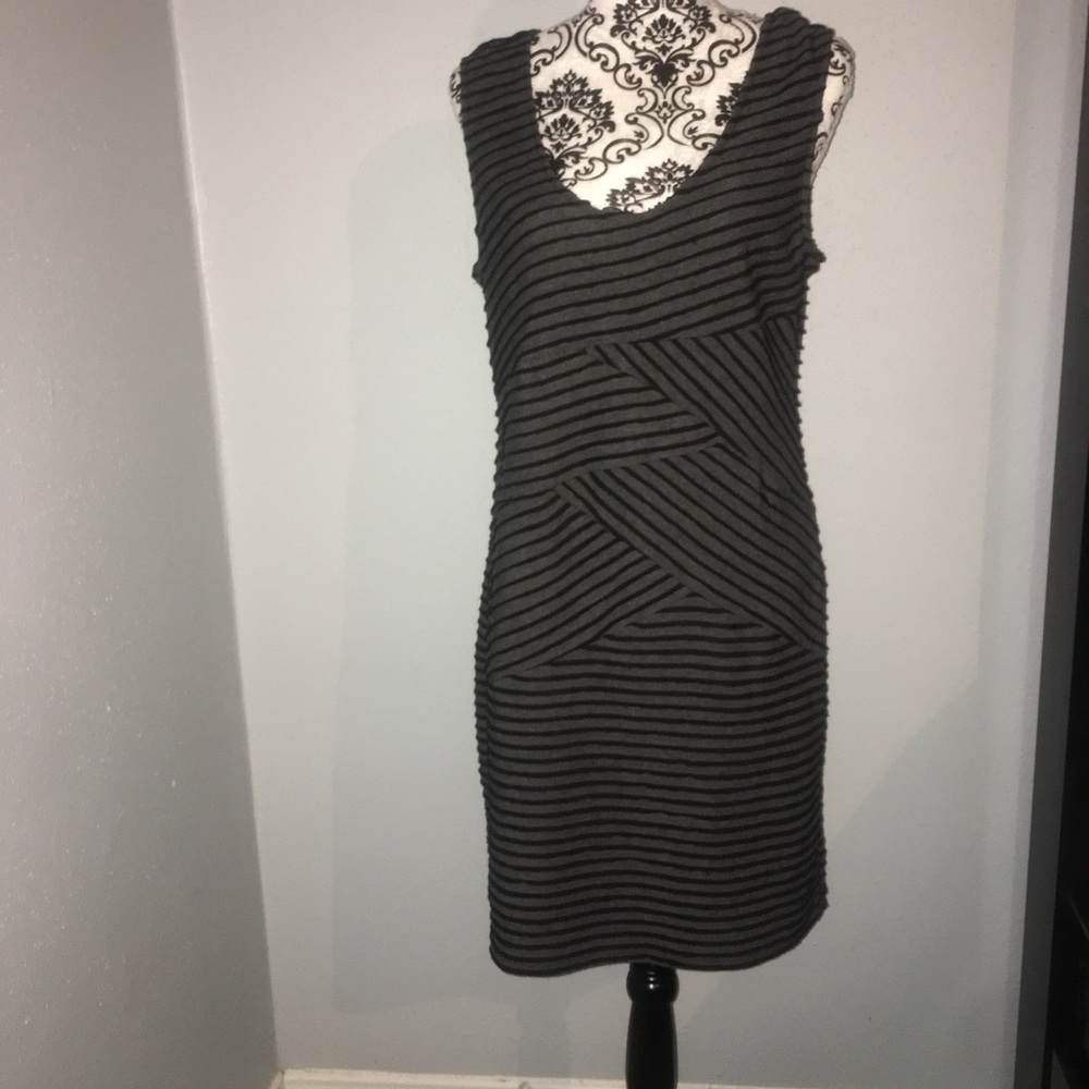 Xhiliration Stripped Dress